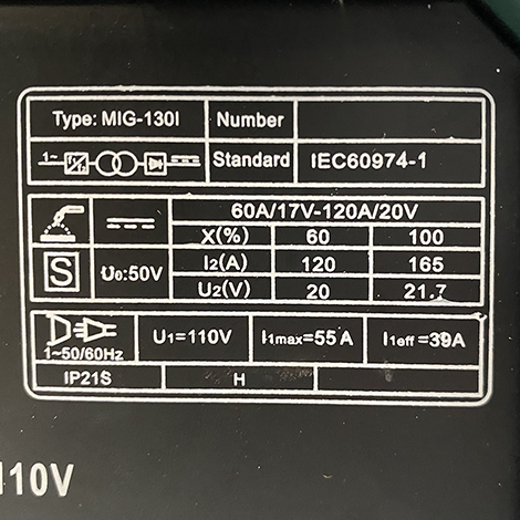 OAKMIG-130I -4
