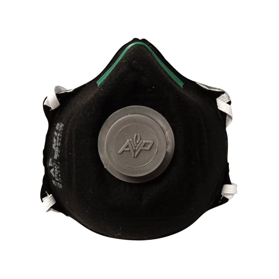 MASCARILLA C/VALVULA C/FILTRO CARBON ACTIVADO P/HUMO N95