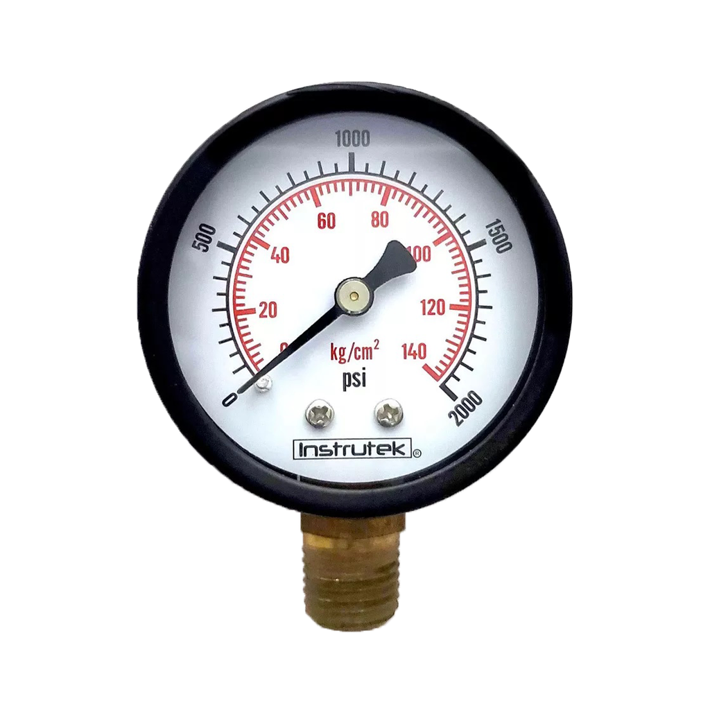 MANOMETRO 2 14KG 1/4 SALIDA OXIGENO (0-200PSI) 51600N200
