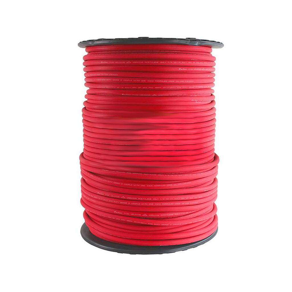 MANGUERA SENCILLA ROJA DE 1/4" P/GAS ACETILENO (INT*RH-3117)