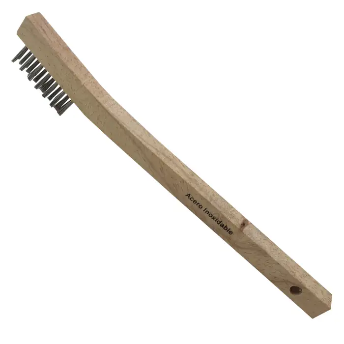 CEPILLO DE ALAMBRE 8" HILERAS 3 X 7 INOX.