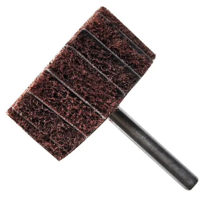 RUEDA DE FIBRA CON LIJA 50X25X6.4 ALO FINO 180 CON VASTAGO