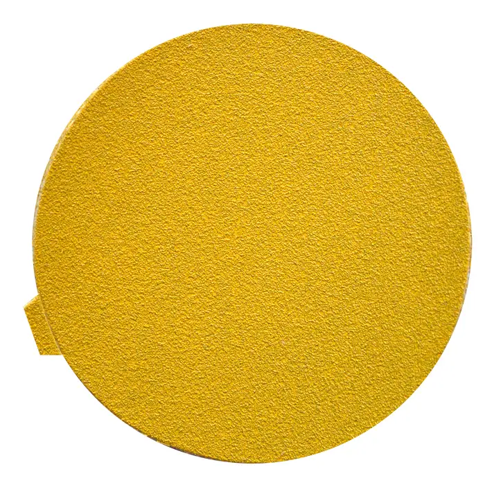 DISCO LIJA 6 GRADO OA-150 RESPALDO PAPEL ADHESIVO GOLD