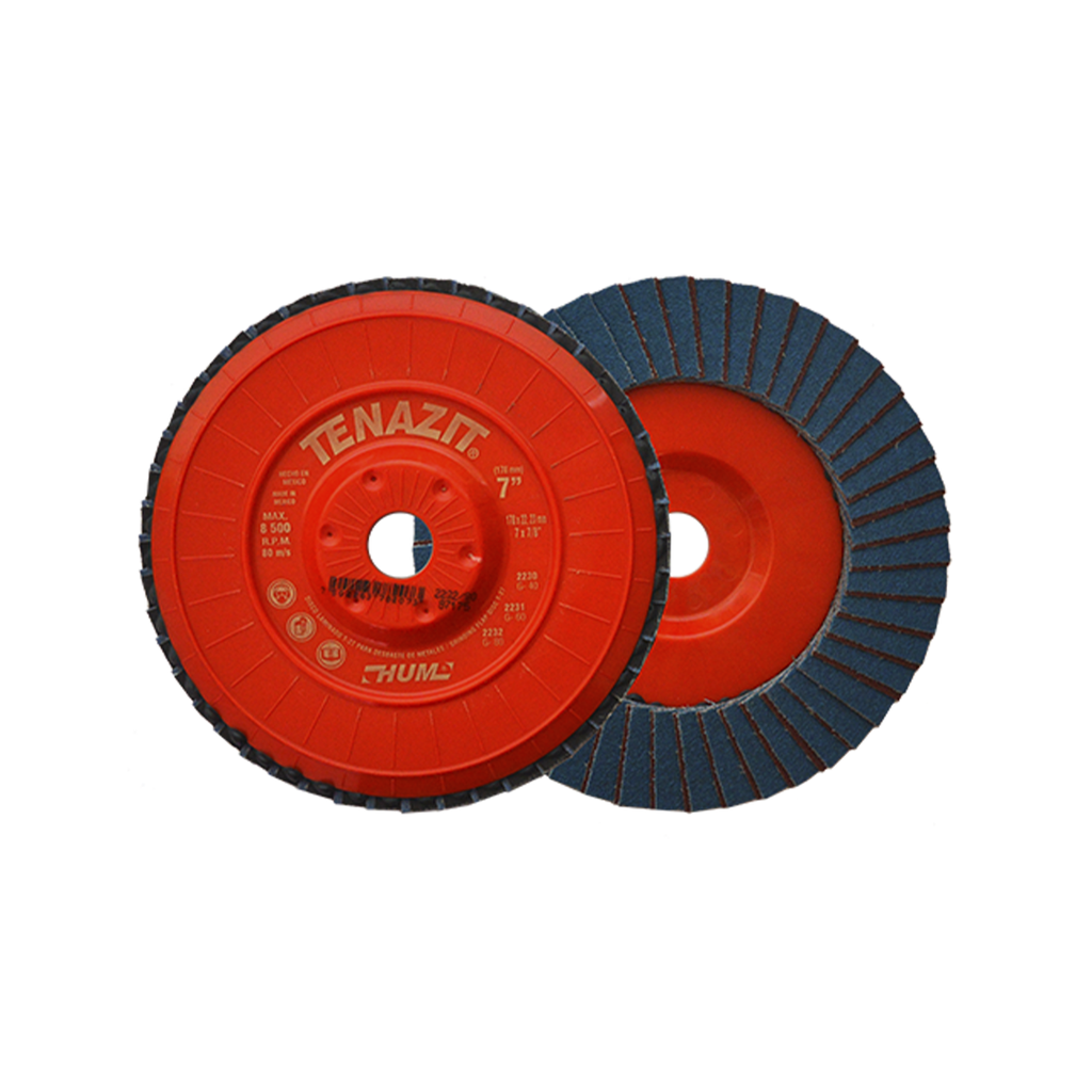 DISCO LAMINADO T-29 7" X 7/8" G°60 ZIRCONIO/OXIDO ALUM HUM