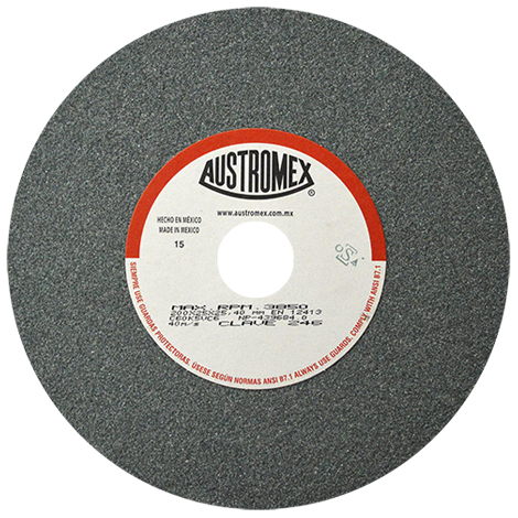 RUEDA PARA ESMERIL 8 X 1 X 1 G60 T1 ALTO RENDIMIENTO