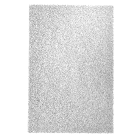 ALMOHADILLA DE FIBRA BLANCA 9" X 6" NO ABRASIVA
