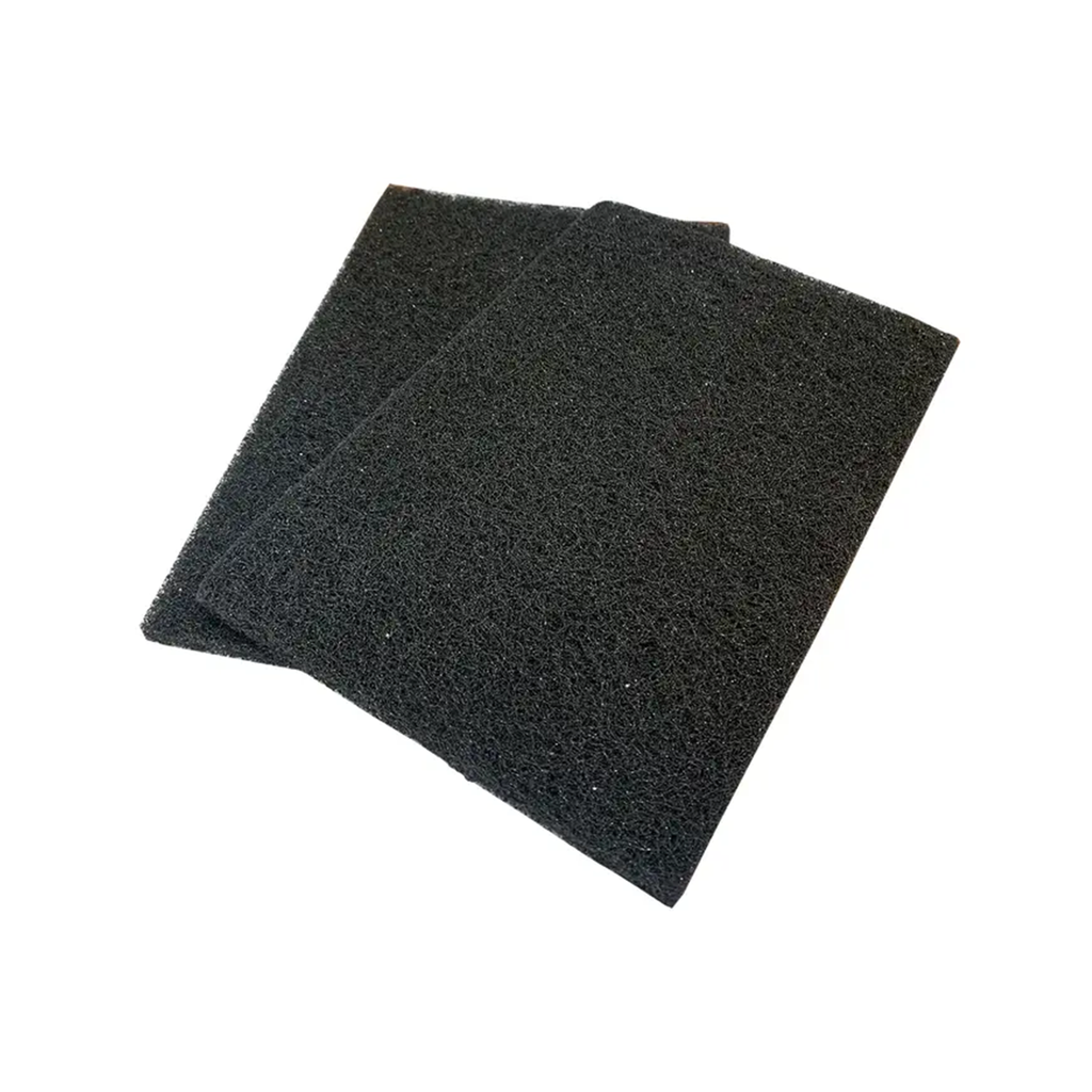 ALMOHADILLA DE FIBRA NEGRA 9" X 6" GRANO MEDIO