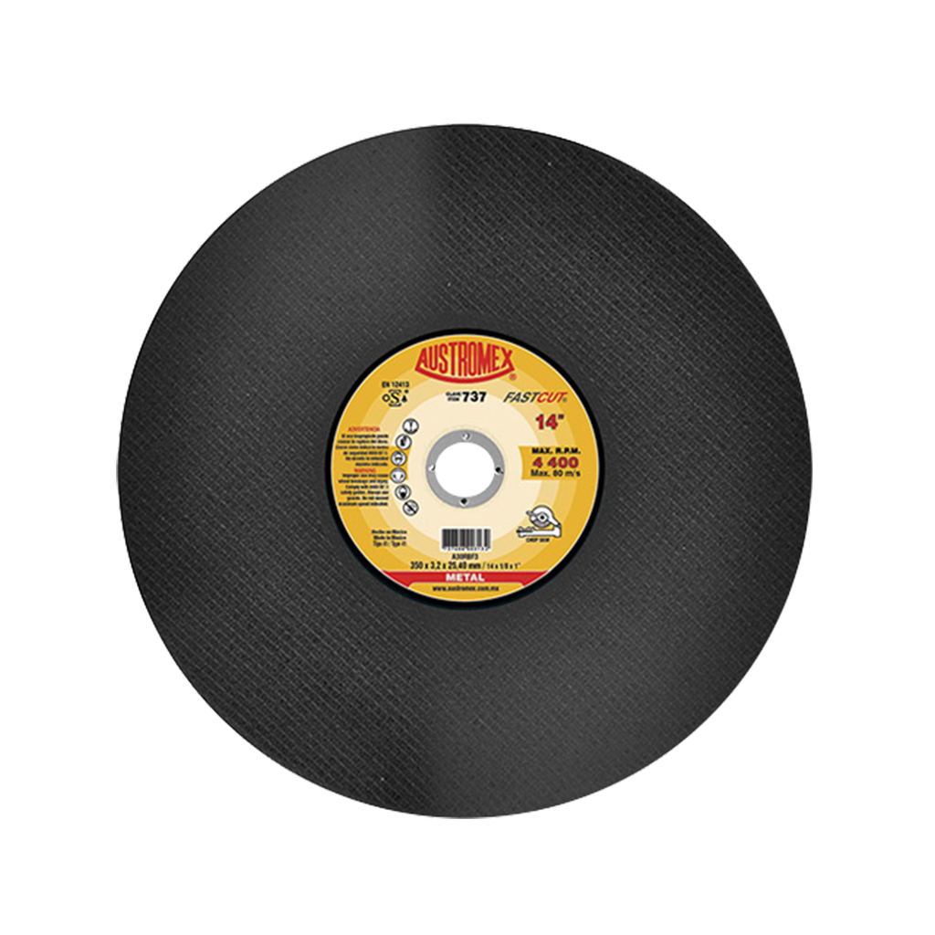 DISCO DE CORTE 14 X2.8X25.4 A30 METAL FASTCUT HUECOS