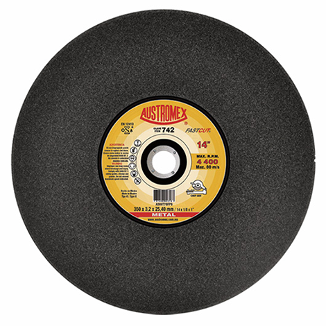 DISCO DE CORTE 14 X2.8X25.4 A30 METAL CHOP-SAW FASTCUT SOLID