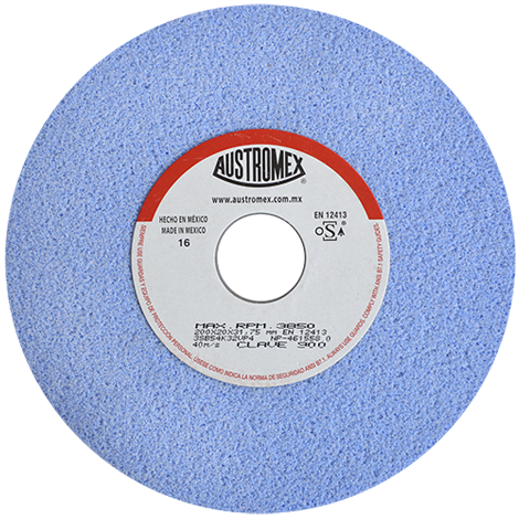 RUEDA PARA ESMERIL 8 X 3/4 X 1-1/4 G54 T1 AZUL
