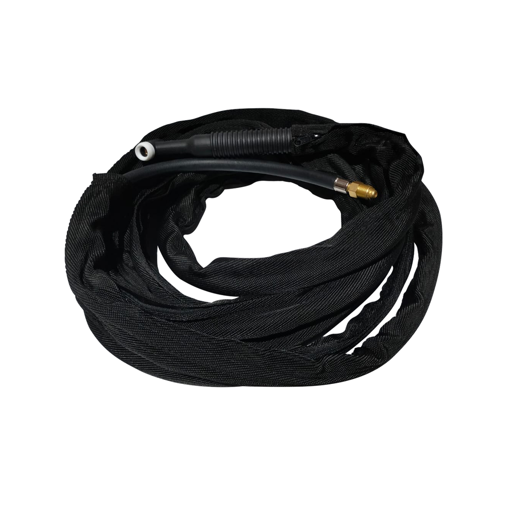 ANTORCHA TIG FLEXIBLE 200AMPERES CON VALVULA 25 FT LARGO 1V