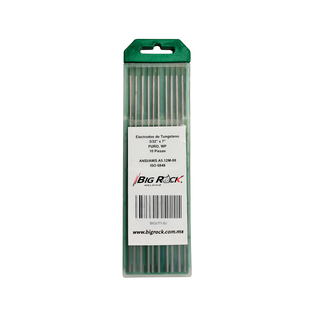 VARILLA DE TUNGSTENO 1/8" X 7" PURO