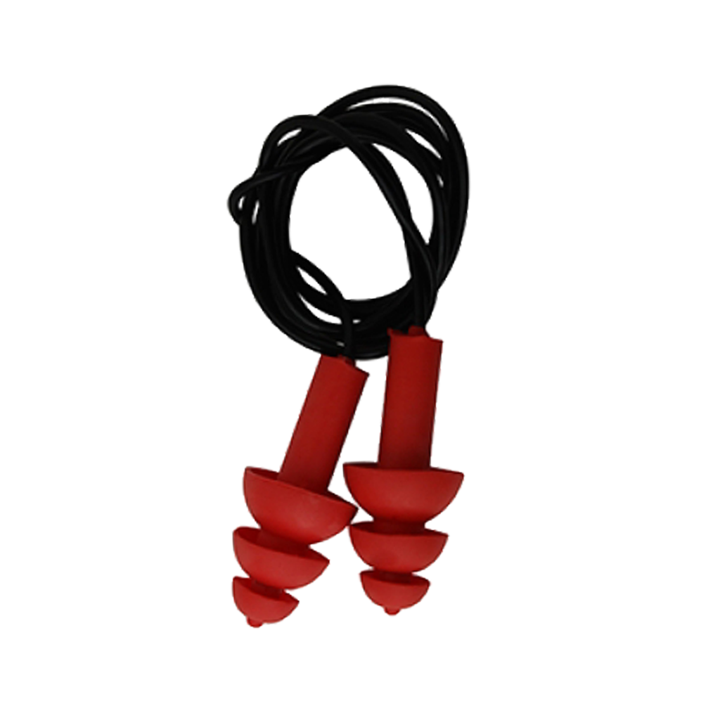 TAPON AUDITIVO REUSABLE 3 HONGOS CON CORDON