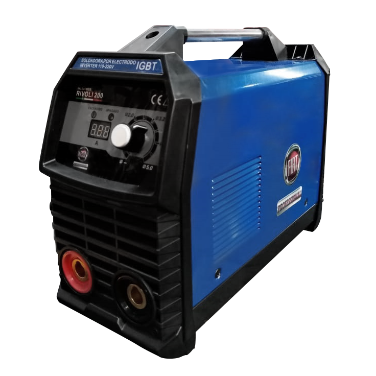 SOLDADORA INVERSOR 200A 110/220V RIVOLI200 COLOR AZUL