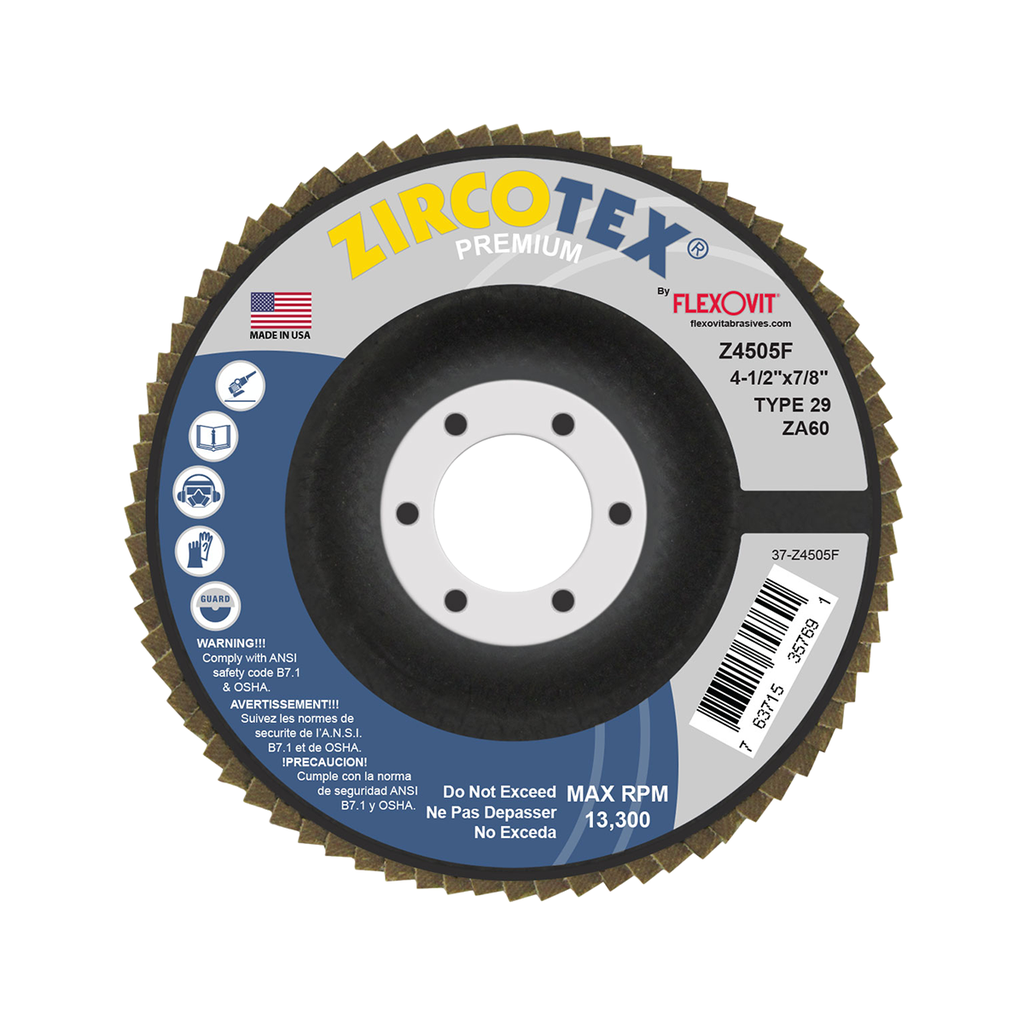 DISCO LAMINADO T29 4 1/2 X 7/8 G60