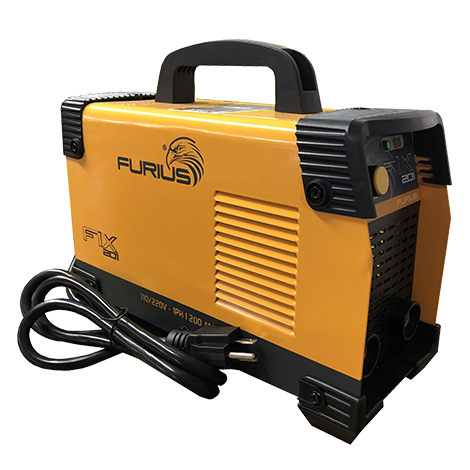 INVERSOR 200 AMP 110/220V MMA 40%CT FURIUS (FW201)