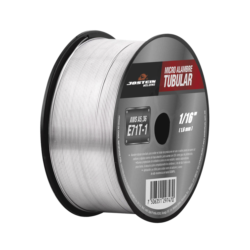 SOLDADURA TUBULAR 71T1 DE 1/16"
