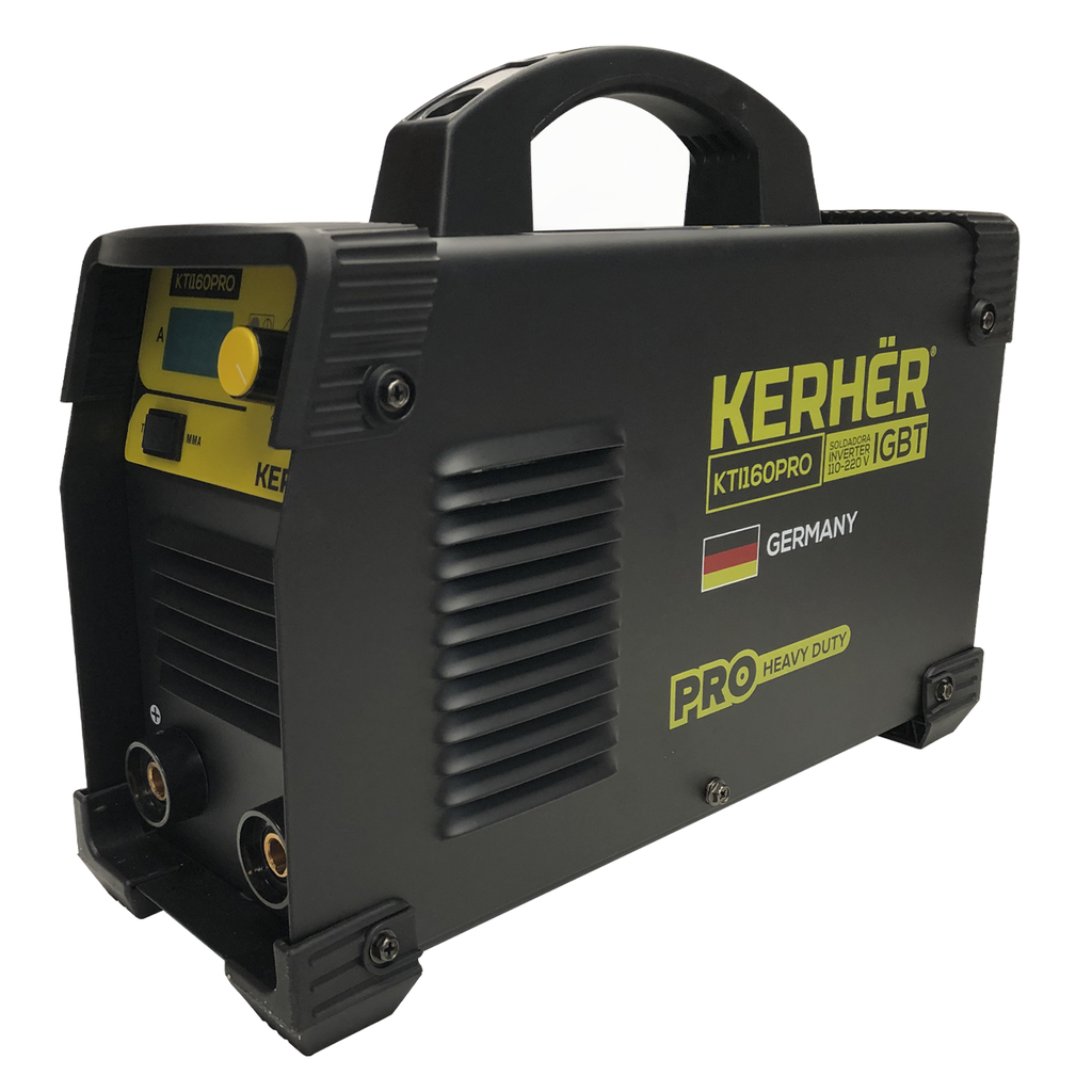 SOLDADORA INVERSOR 160A 110/220V KTI160PRO NEGRA KERHER