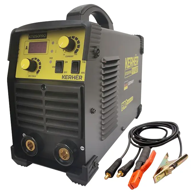 SOLDADORA INVERSOR 250A MMA TIG 220V KTI250PRO NEGRA KERHER