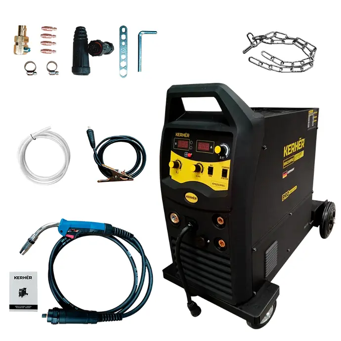 SOLDADORA INVERSOR MIG MMA 250 A 220V KERHER (KMI250PRO)