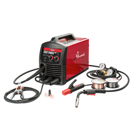 SOLDADORA INVERSOR 140I 140 AMP 120V MULTIPROCESOS RED FORCE