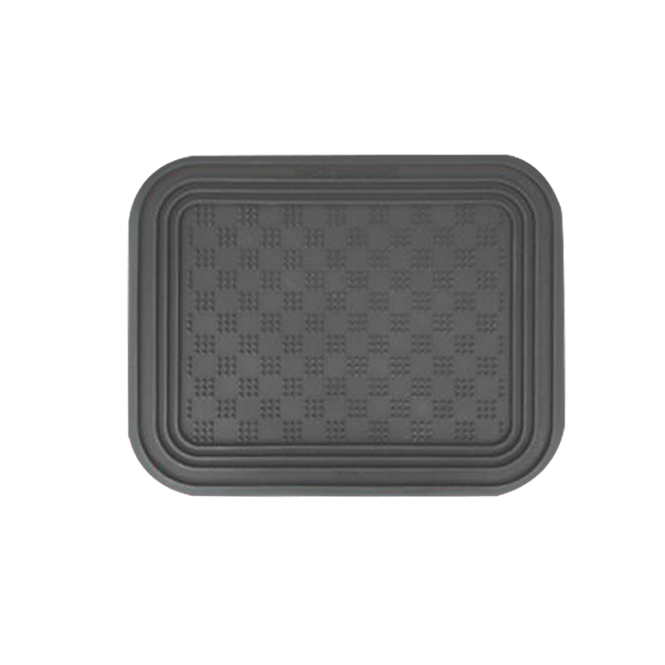 TAPETE SANITIZANTE PVC PARA LIMPIAR A PROFUNDIDAD 60X75 GRIS