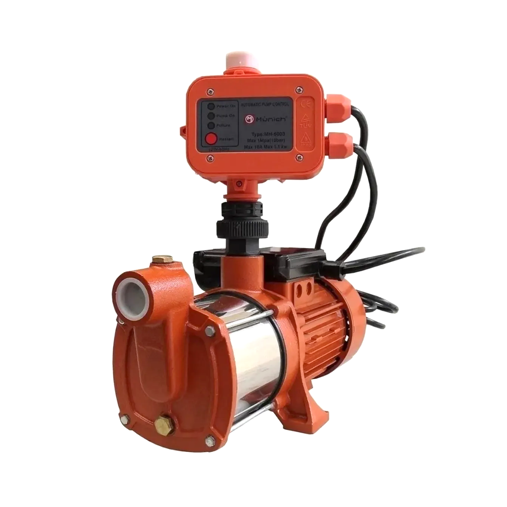 BOMBA PRESURIZADORA 1 HP 110V 373W MUNICH BA-3680