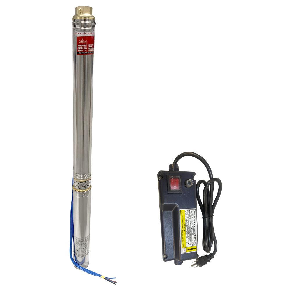 BOMBA SUMERGIBLE P/POZO CUERPO 3" 1 HP TIPO BALA 115 M 65 L/