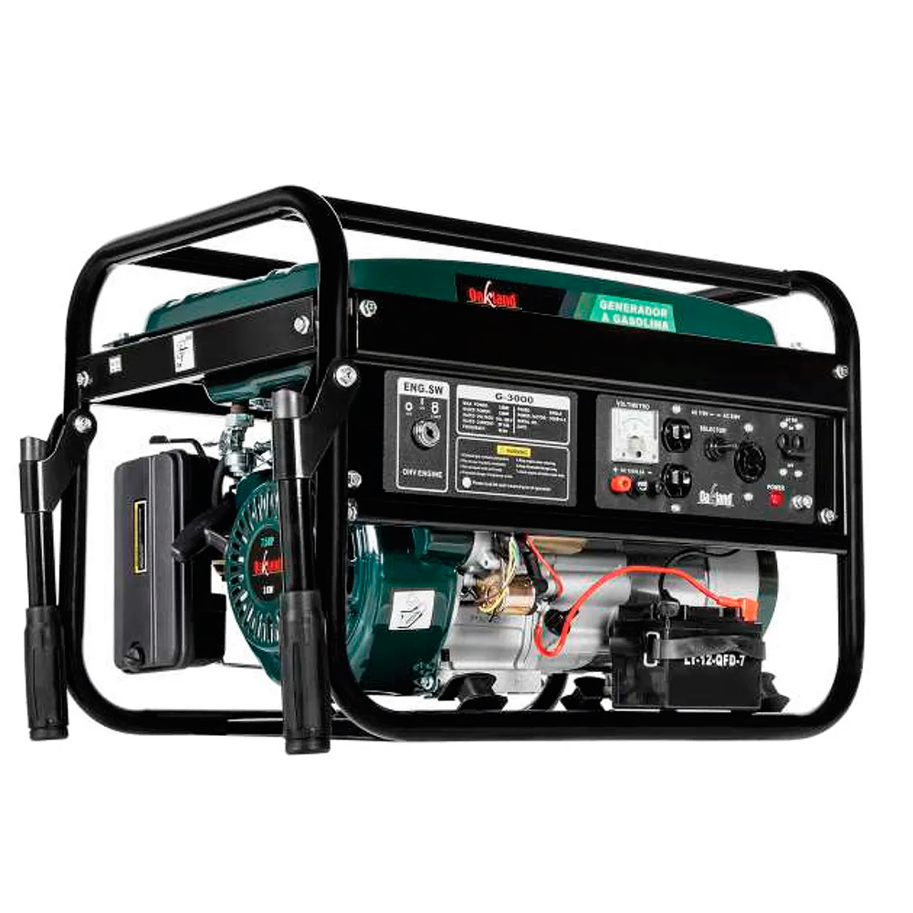 GENERADOR 3000W 6.5HP 3600RPM 4TIEMPOS 110-220V 60HZ 11L DV