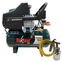 COMPRESOR DE 2.5HP 25L 115PSI HORI.120V 2850RPM+MANG.Y PIST.