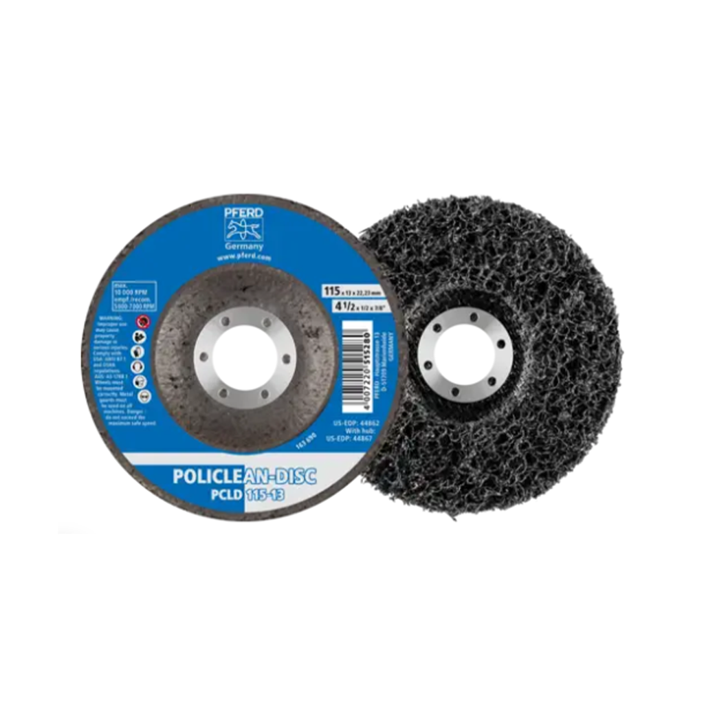 DISCO RENOBADOR T-27 DE 4-1/2" X 7/8" POLICLEAN