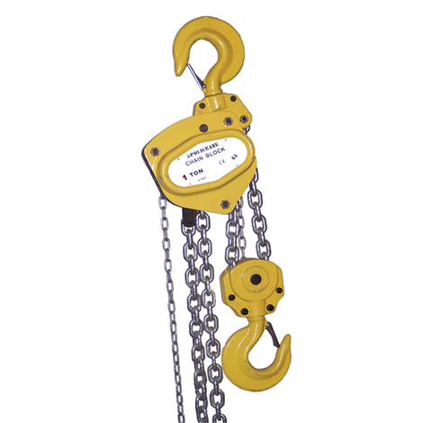 GARRUCHA 1 TON POLICRANE 3 MTS ELEVACION 1C (CHAIN BLOCK)