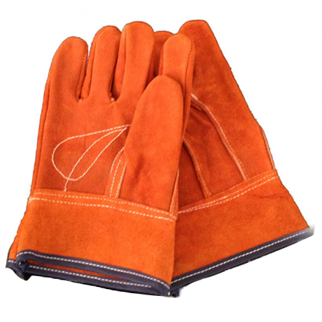 GUANTE DE CARNAZA CORTO DE PRIMERA CON REFUERZO EN PALMA