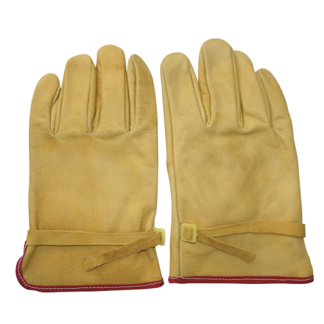 GUANTE TIPO OPERADOR CON HEBILLA PIEL DE RES PRIMERA