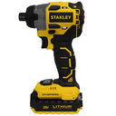 ATORNILLADOR DE 1/4" 20V (BATERIA 1.5A Y CARGADOR)