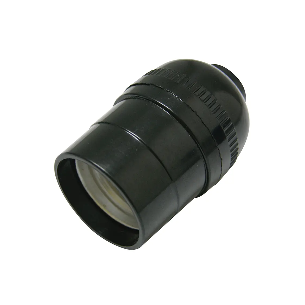 PORTALAMPARA SENCILLO NEGRO