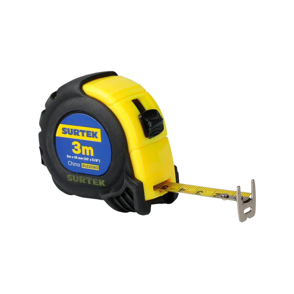 FLEXOMETRO 3 MTS ANTI-IMPACTO PZA