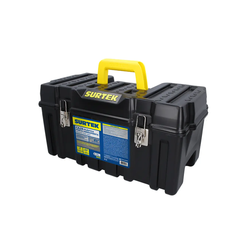 CAJA PLASTICA 21" SURTEK CON CHAROLA PZA