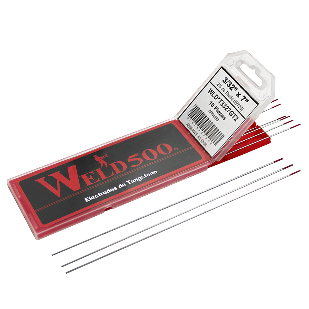 VARILLA DE TUNGSTENO 3/32" X 7" 2% THORIO (3327GT2)