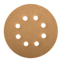 DISCO DE LIJA DE 5" G°60 O.A. 8 PER. REP. VELCRO 5PZ (17848)