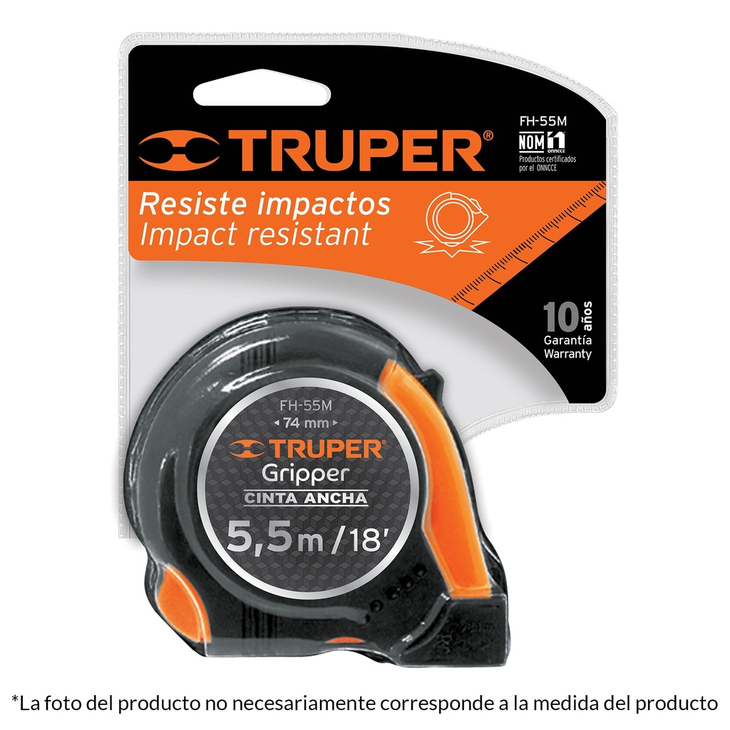 FLEXOMETRO 3 METROS CONTRA IMPACTOS 14577