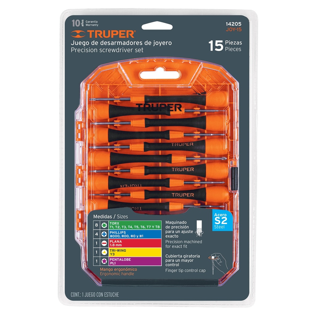 JUEGO DESARMADORES P/JOYERO ESTUCHE PZA (14205)