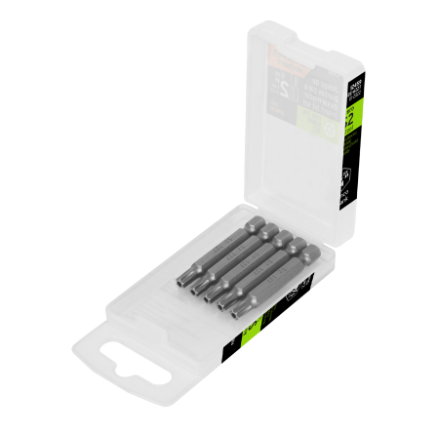 PUNTAS TORX T27 X 2" DE SEGURIDAD (PAQ. 5PZ) (12459)