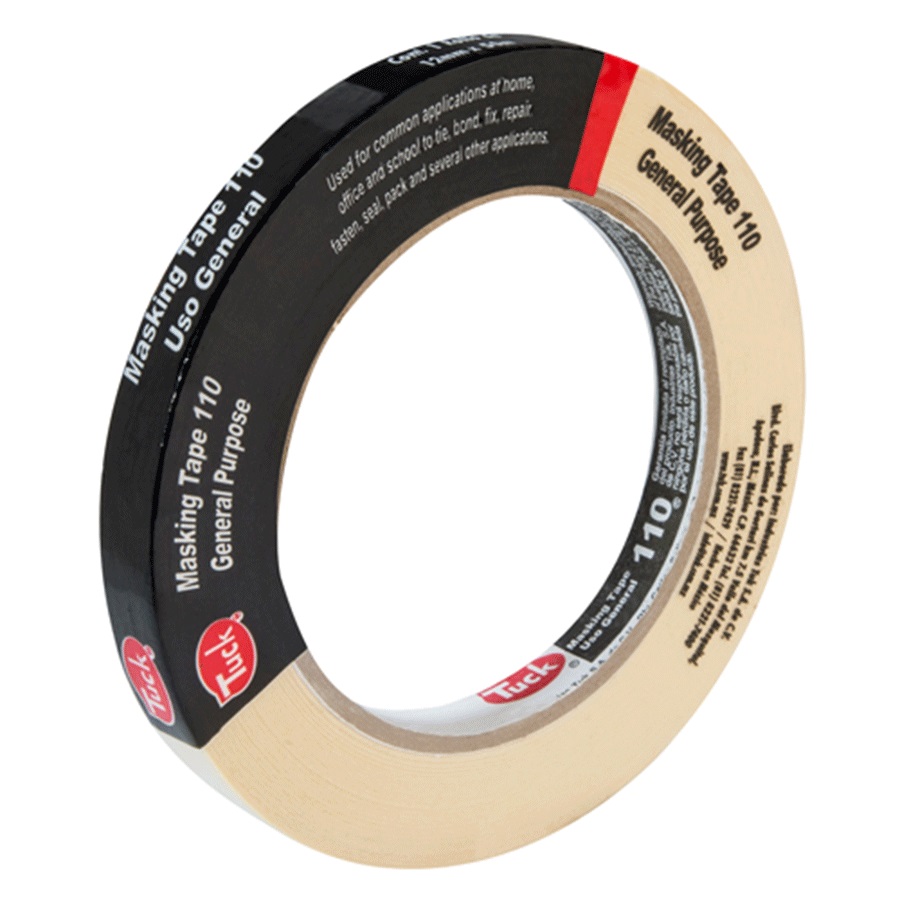 CINTA MASKING TAPE 1/2" X 50 MTS (12MM) (T4 101010)