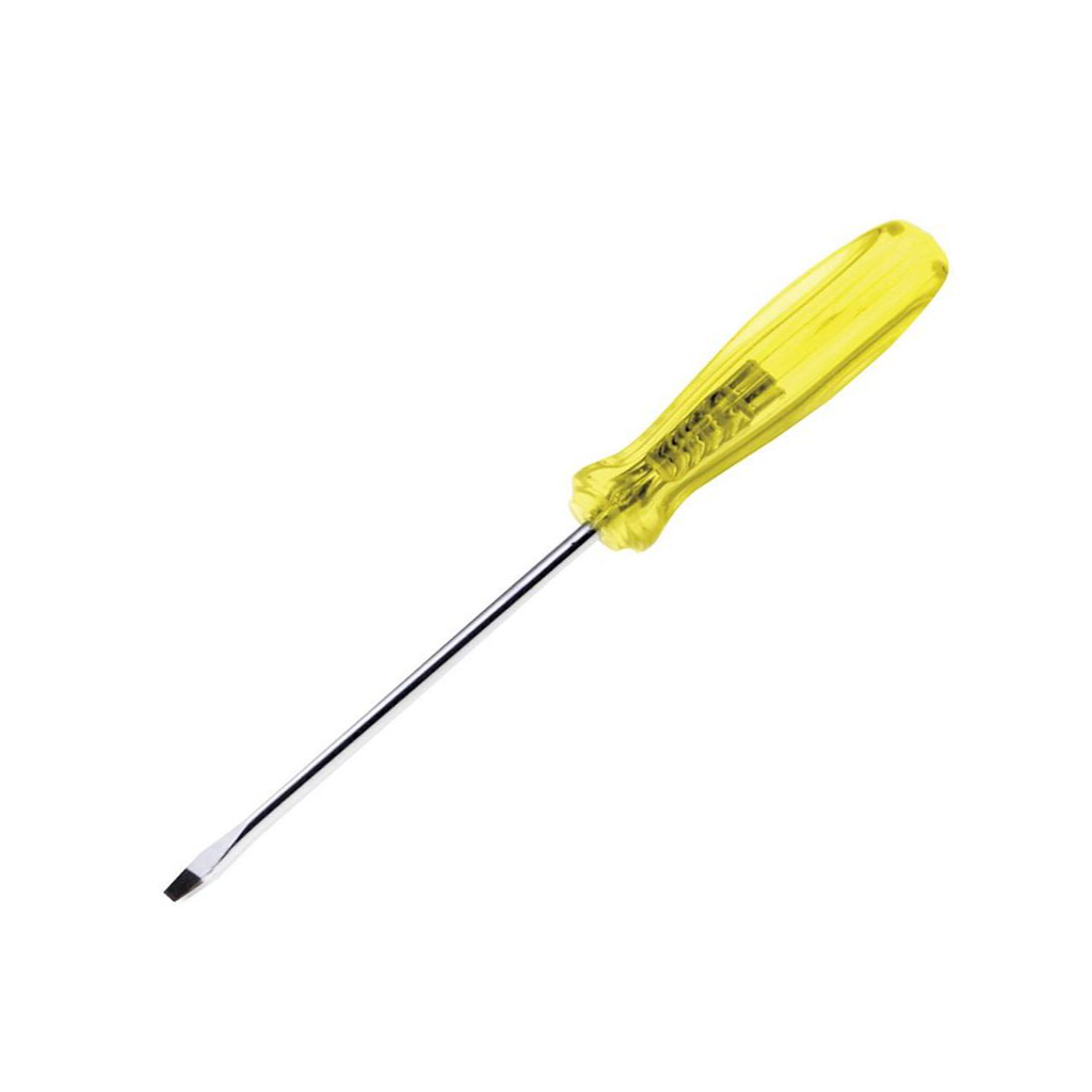 DESTORNILLADOR 1/4" X 4" PLANO BARRA REDONDA PZA