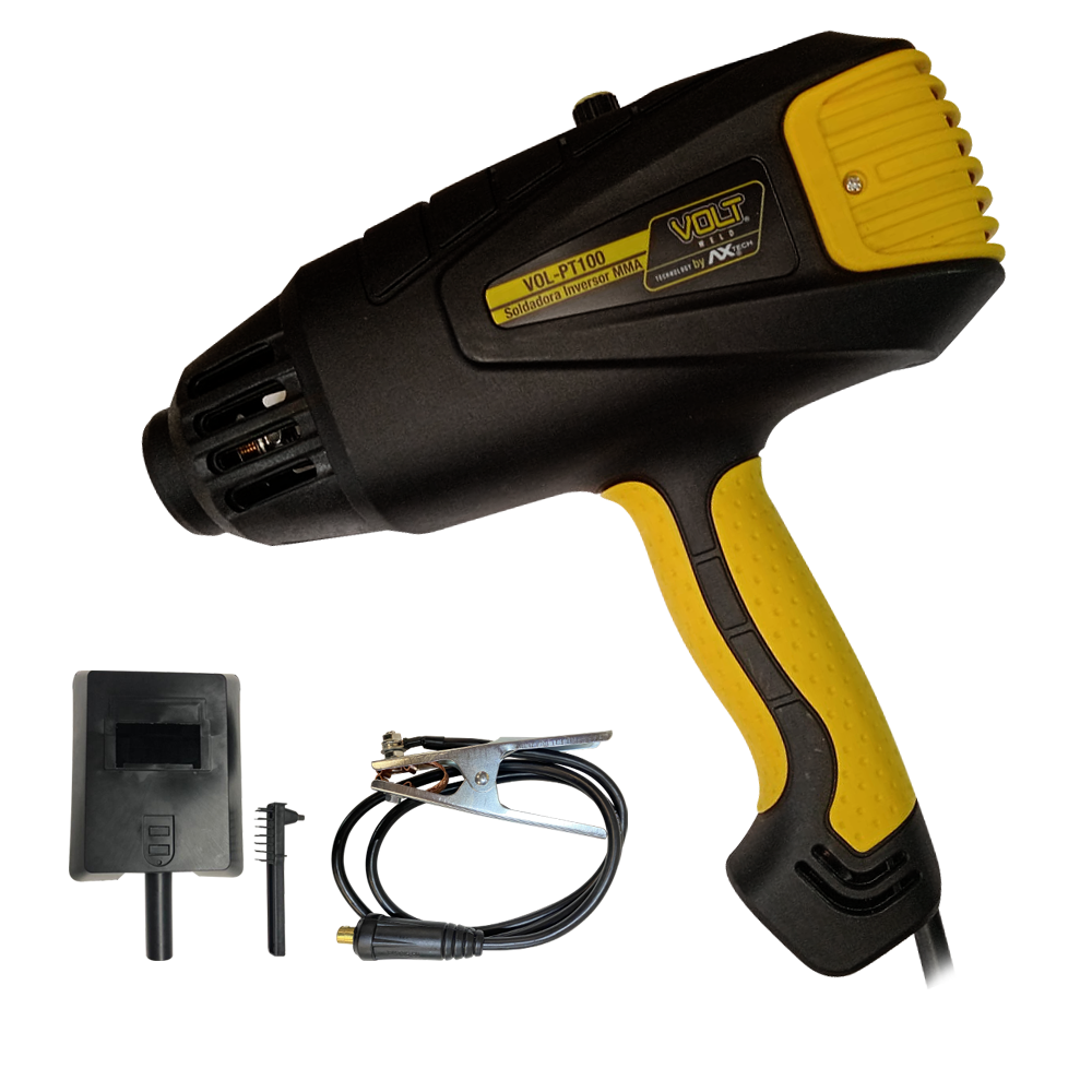 SOLDADORA INVERSOR 90A 110V MMA 3/32" TIPO PISTOLA