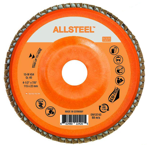 DISCO LAMINADO T-27 DE 4-1/2" X 7/8" G. Z-40 FLEXSTEEL