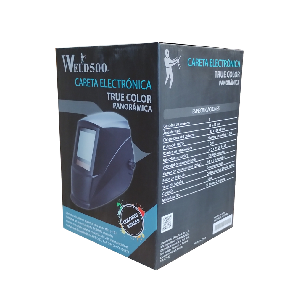 CARETA ELECTRONICA PANORAMICA TRUE COLOR SOMBRA 5-8 Y 9-14
