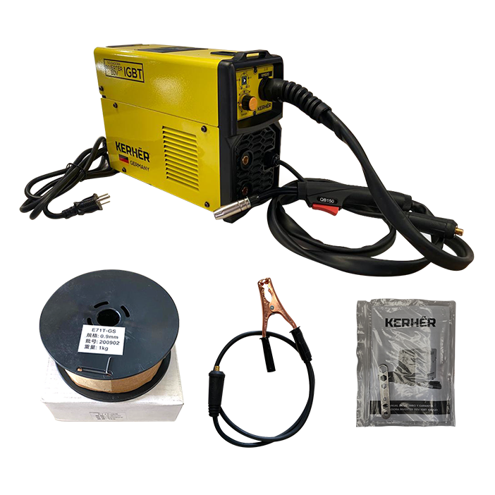 SOLDADORA INVERSOR MIG 110V 120A CAP ROLLO 1KG (KMI120)