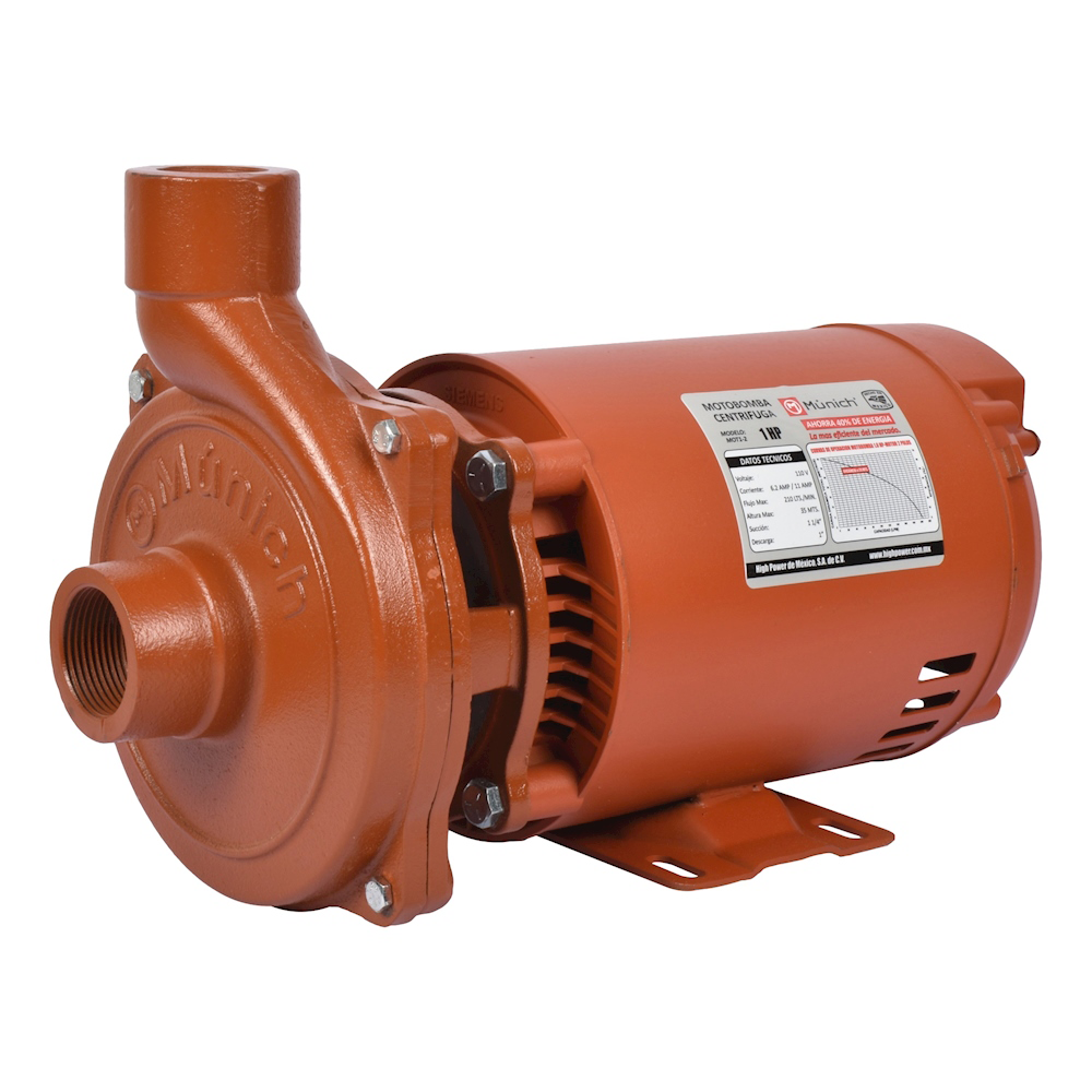 BOMBA CENTRIFUGA 1HP 110/220V 3475 RPM MOTOR ELECTROMEX